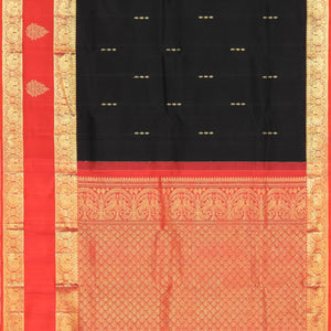Kanchi Silk Black Saree