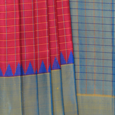 Gadwal Silk Pink Saree