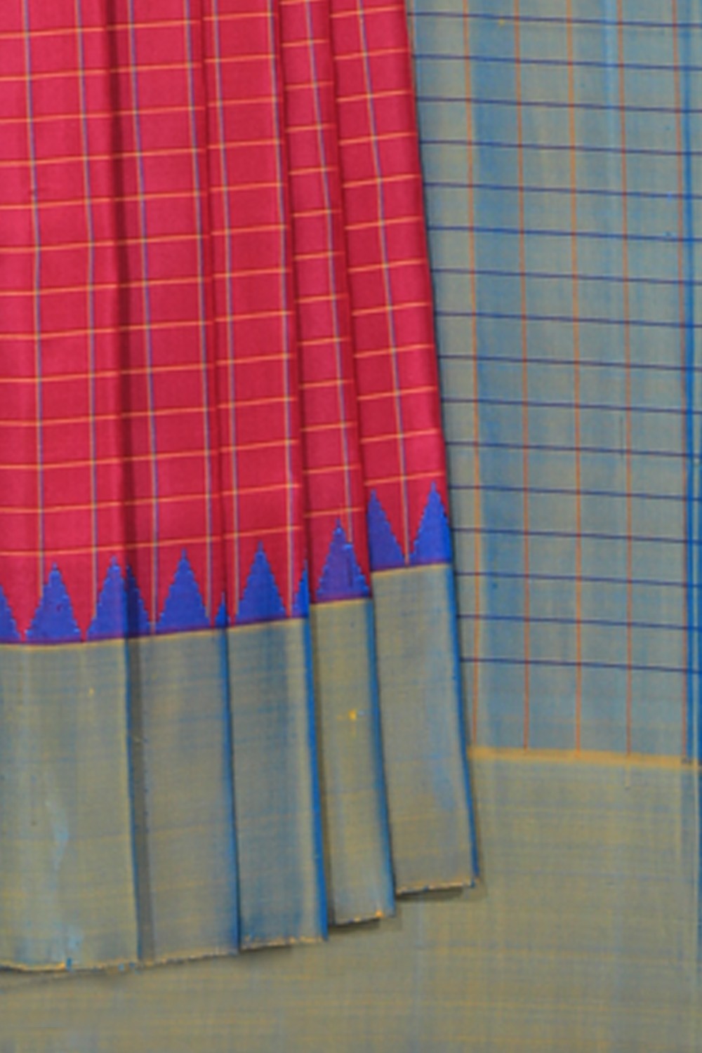 Gadwal Silk Pink Saree