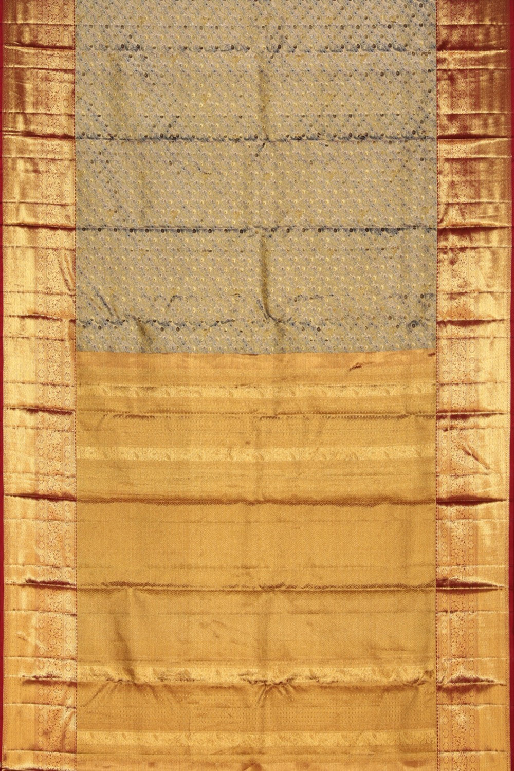 Kanchipattu Brocade Gold Saree