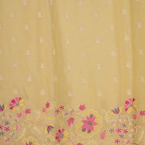 Crepe Saree With Embroidery Work