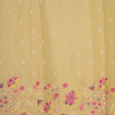 Crepe Saree With Embroidery Work