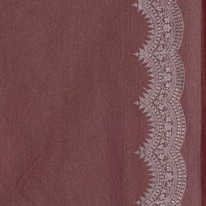 Crushed Organza Tissue Embroidery Saree
