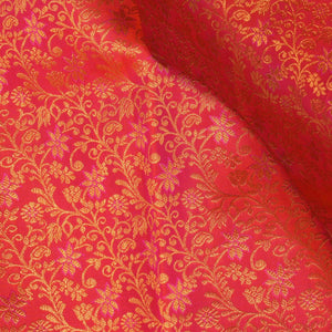 Kanchipattu Brocade Fuchsia Pink Saree