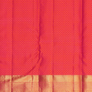 Kanchipattu Brocade Fuchsia Pink Saree