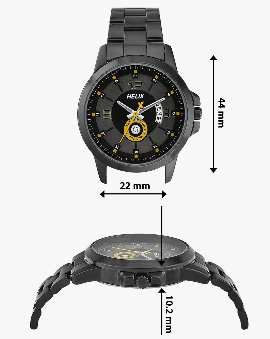 Helix Men Black Dial