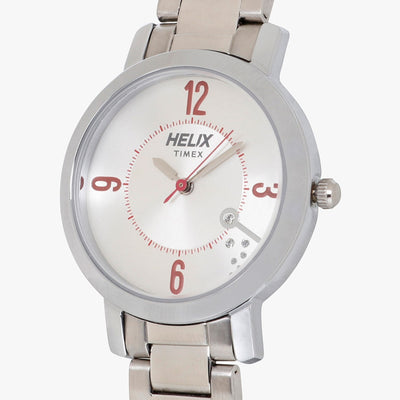 Helix Women Silver Dial