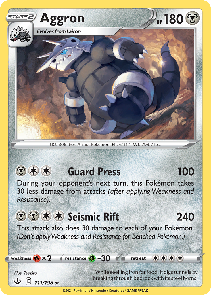 Aggron - 111/198 - Rare