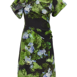 Victoria Beckham Floral Printed Dress