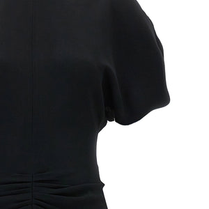 Victoria Beckham Gathered Waist Midi Dress
