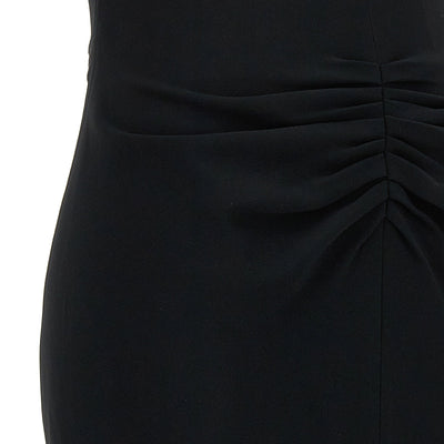 Victoria Beckham Gathered Waist Midi Dress