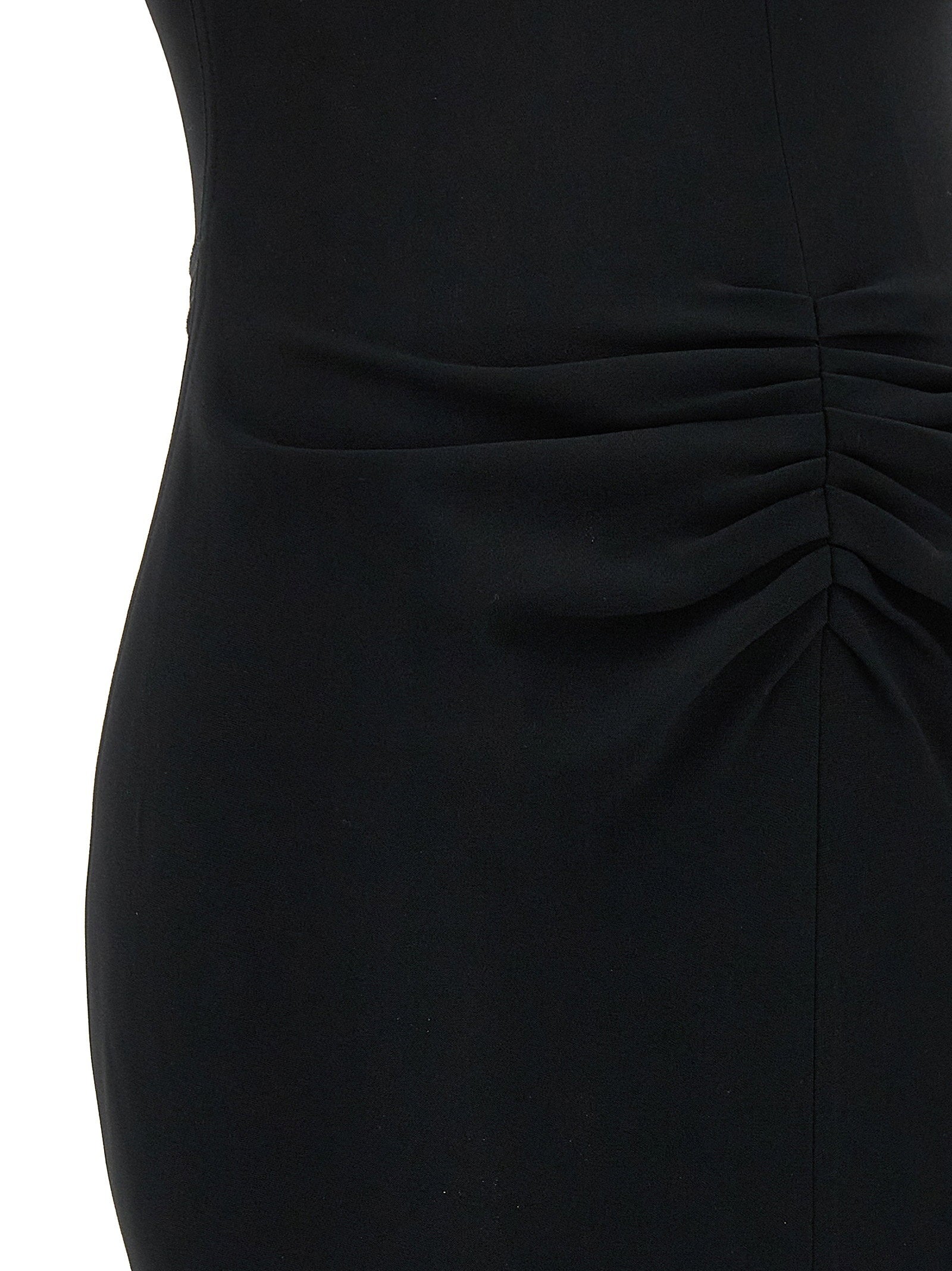 Victoria Beckham Gathered Waist Midi Dress