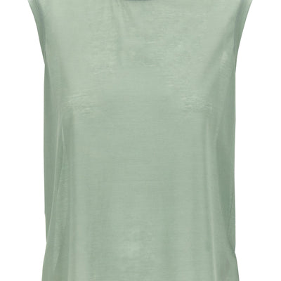 Victoria Beckham Logo Embroidery Top