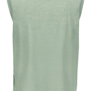 Victoria Beckham Logo Embroidery Top