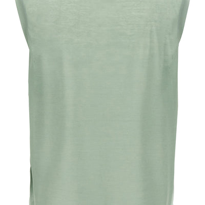 Victoria Beckham Logo Embroidery Top