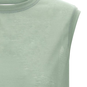 Victoria Beckham Logo Embroidery Top