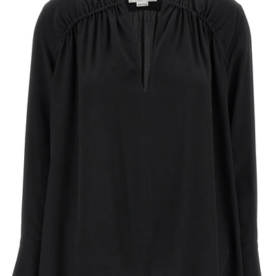 Victoria Beckham Gather Detail Tie Blouse