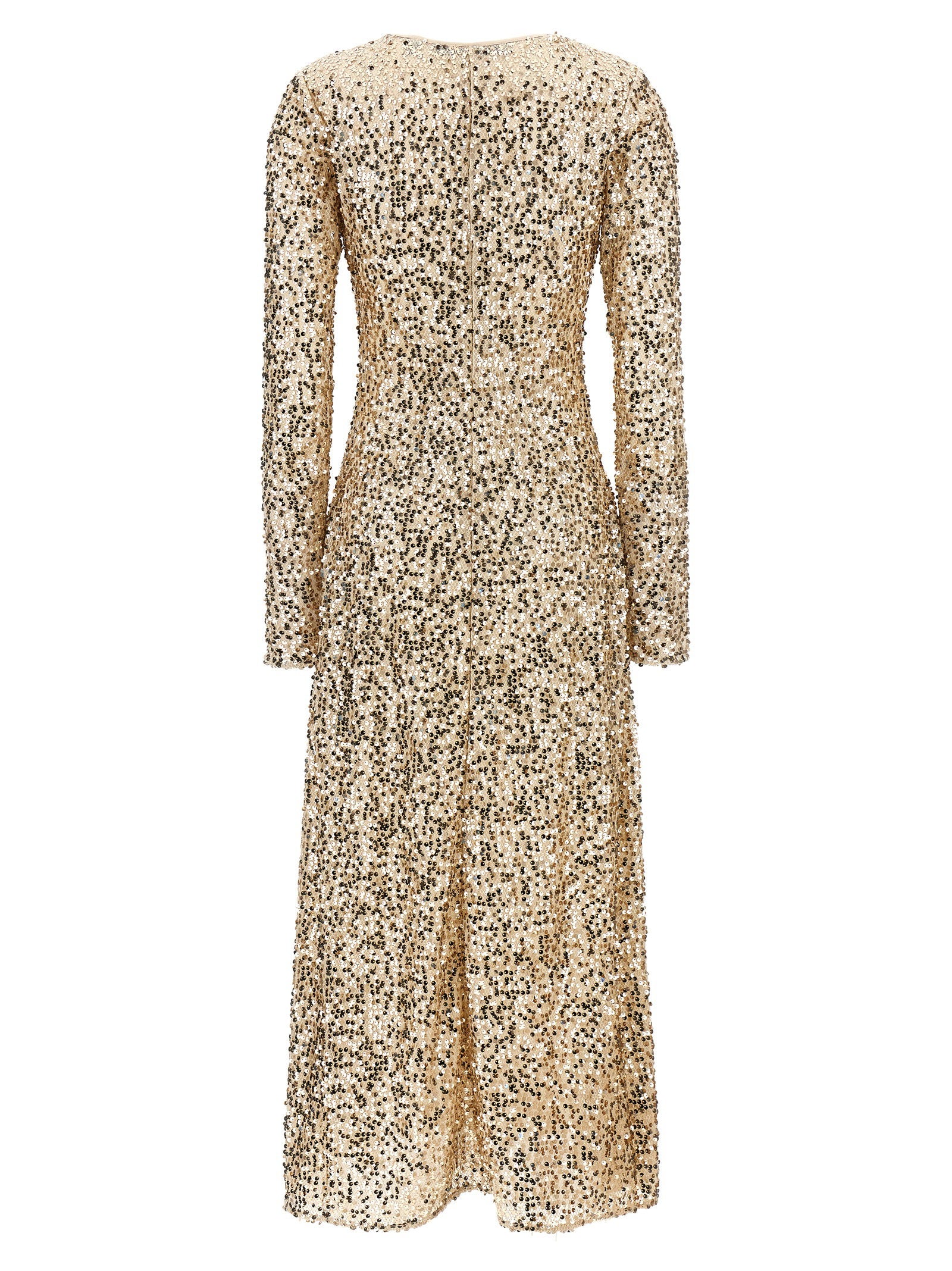 Rotate Birger Christensen Net Sequins Midi Dress