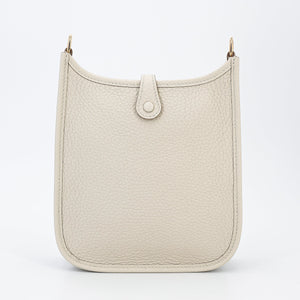 HERMÈS Mini Evelyne 16 Amazone Beton Clemence Gold hardware