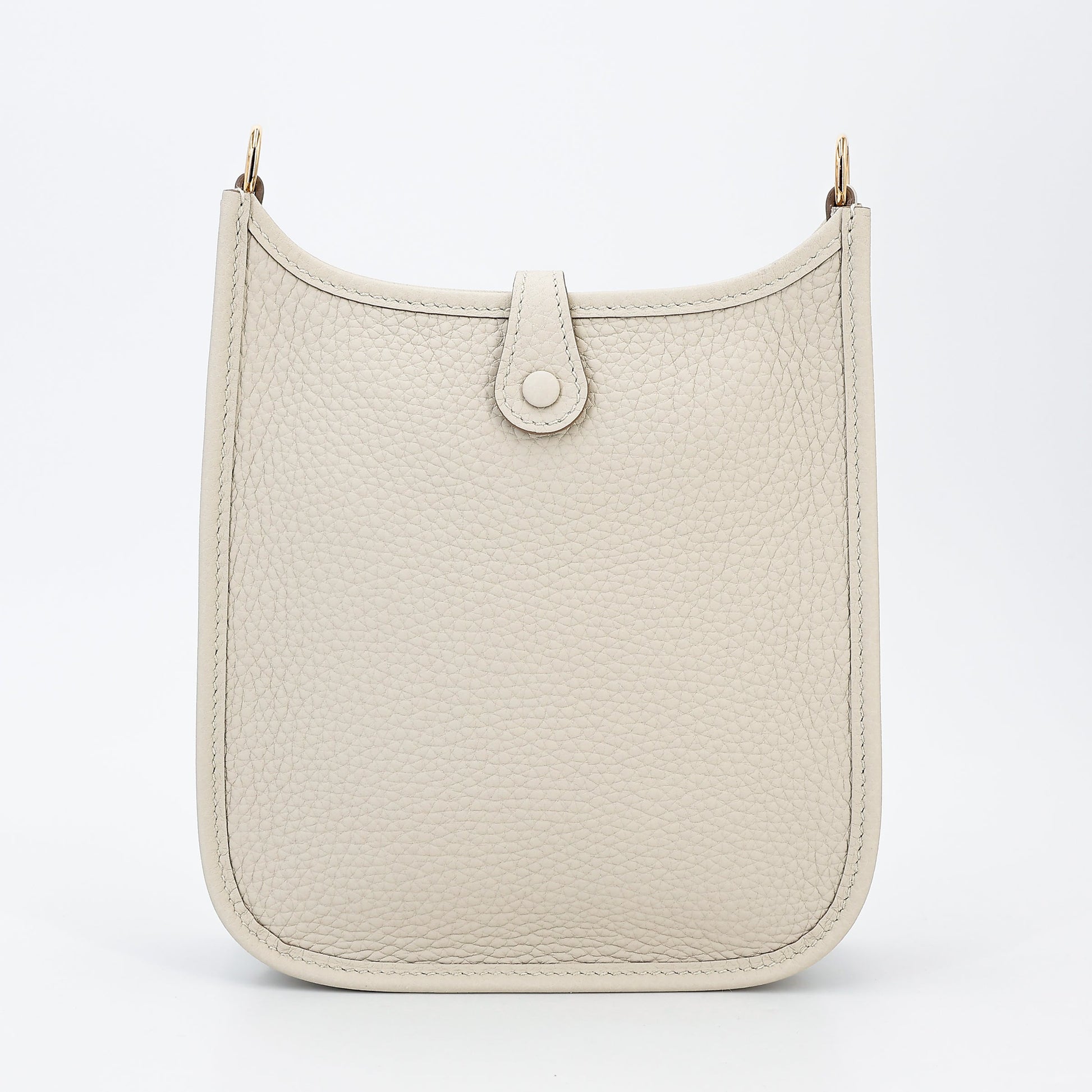 HERMÈS Mini Evelyne 16 Amazone Beton Clemence Gold hardware