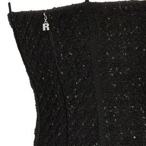 Rotate Birger Christensen Bouclé Midi Dress
