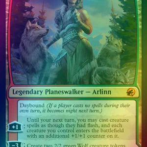 Arlinn, the Pack's Hope // Arlinn, the Moon's Fury [211] [Innistrad: Midnight Hunt] [Foil]