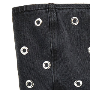 Rotate Birger Christensen Studded Denim Top