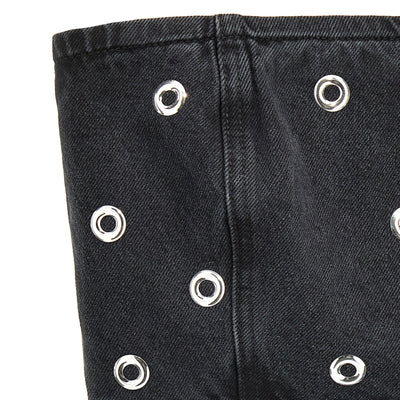 Rotate Birger Christensen Studded Denim Top