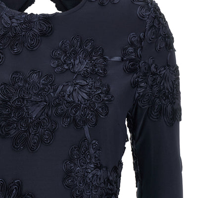 Rotate Birger Christensen 3d Mesh Mini Dress