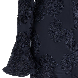 Rotate Birger Christensen 3d Mesh Mini Dress