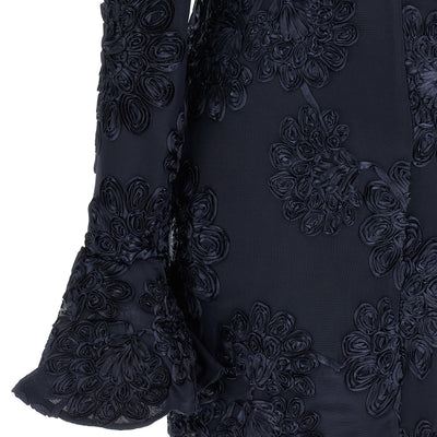 Rotate Birger Christensen 3d Mesh Mini Dress