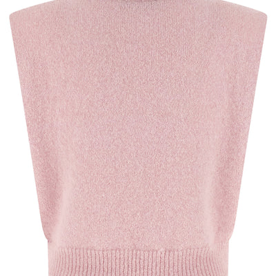 Rotate Birger Christensen Knit Cropped Vest