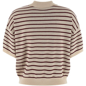 Rotate Birger Christensen Slinky Knit Polo Shirt
