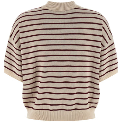 Rotate Birger Christensen Slinky Knit Polo Shirt