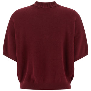Rotate Birger Christensen Slinky Knit Polo Shirt