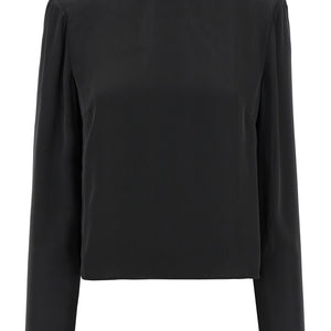 Rotate Birger Christensen Satin Drapy Back Top