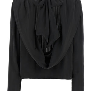 Rotate Birger Christensen Satin Drapy Back Top