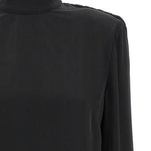 Rotate Birger Christensen Satin Drapy Back Top