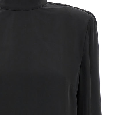Rotate Birger Christensen Satin Drapy Back Top