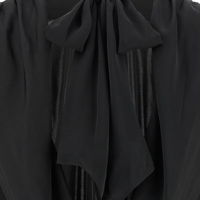 Rotate Birger Christensen Satin Drapy Back Top