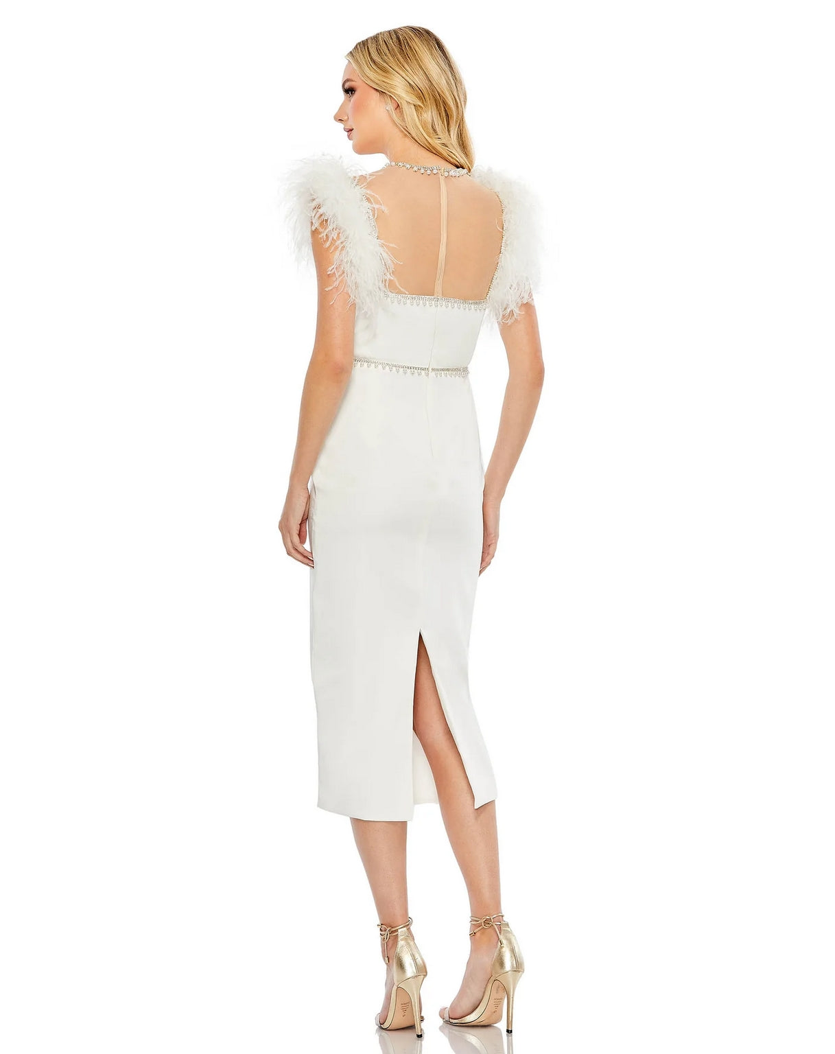 Mac Duggal 11438 White 10 Sale