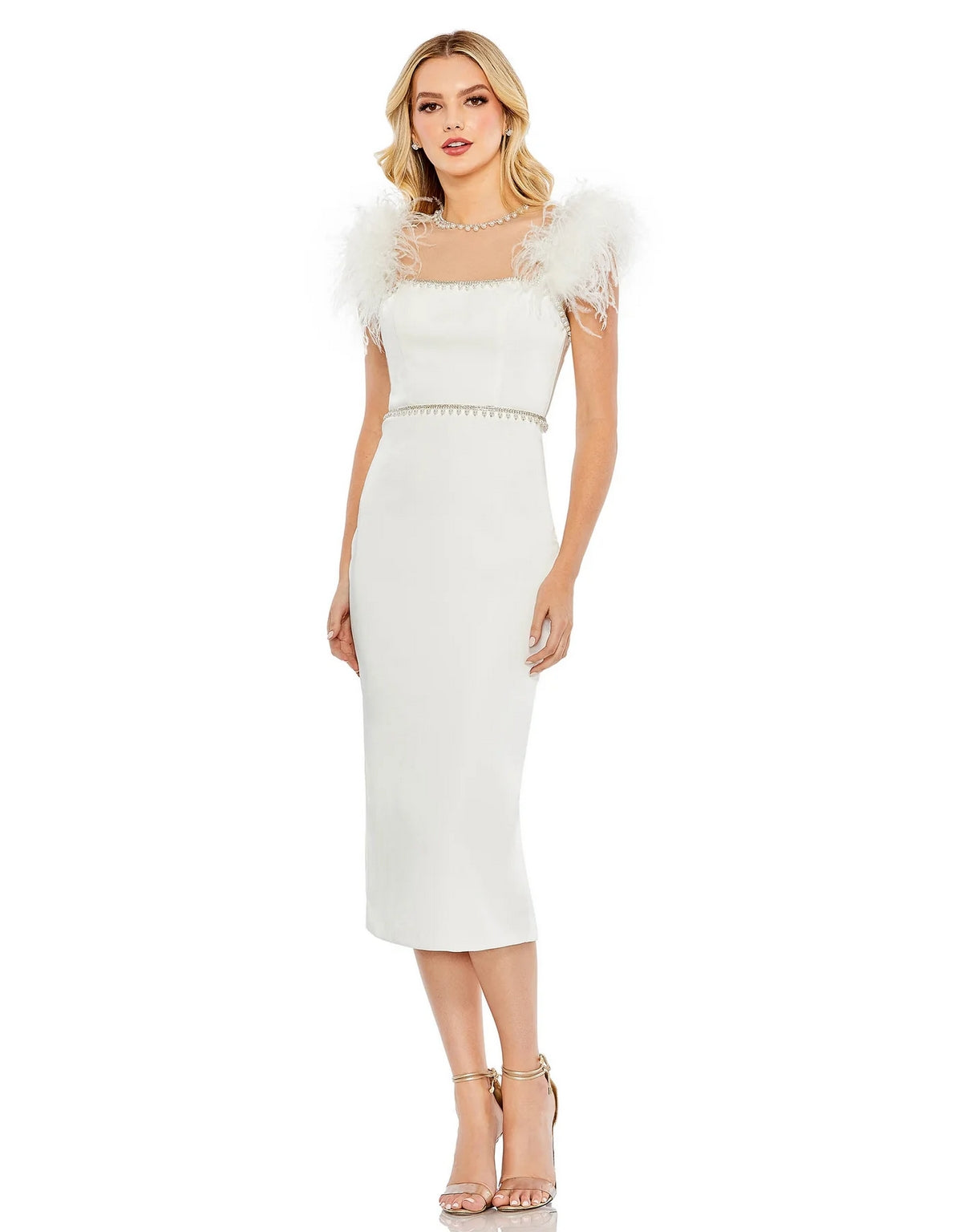 Mac Duggal 11438 White 10 Sale