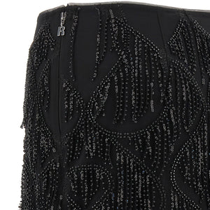 Rotate Birger Christensen Beaded Fringed Skirt