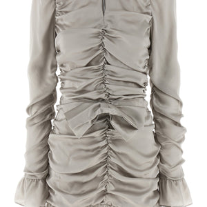 Rotate Birger Christensen Ls Mini Bow Dress