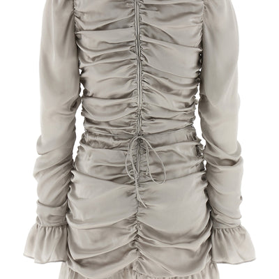 Rotate Birger Christensen Ls Mini Bow Dress
