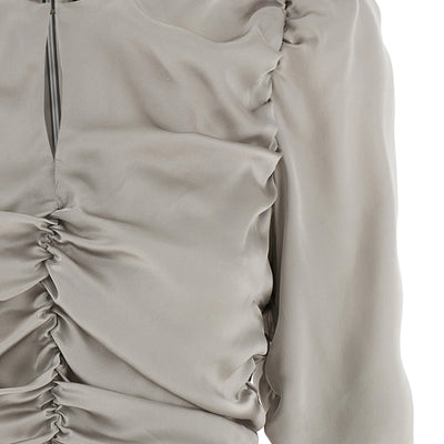 Rotate Birger Christensen Ls Mini Bow Dress