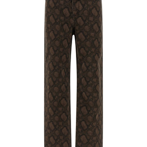 Rotate Birger Christensen Animal Print Jeans