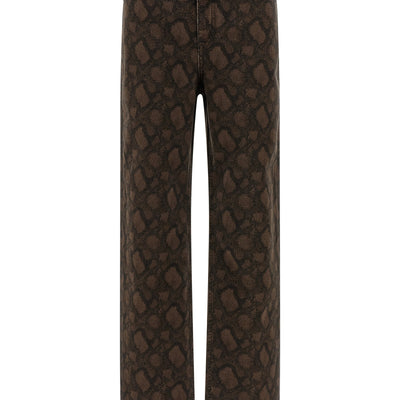 Rotate Birger Christensen Animal Print Jeans