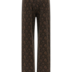 Rotate Birger Christensen Animal Print Jeans