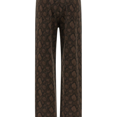 Rotate Birger Christensen Animal Print Jeans